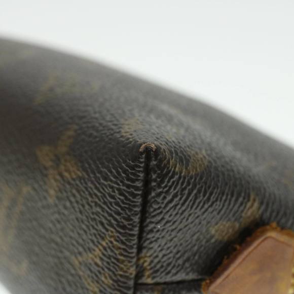 LOUIS VUITTON Monogram Pochette Cosmetic PM Cosmetic Pouch M47515 LV Auth 51146 - Picture 8 of 16
